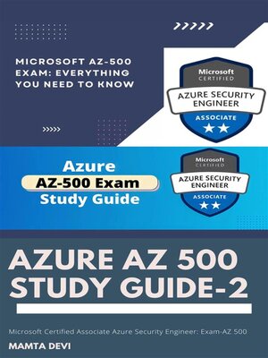 cover image of AZURE AZ 500 STUDY GUIDE-2